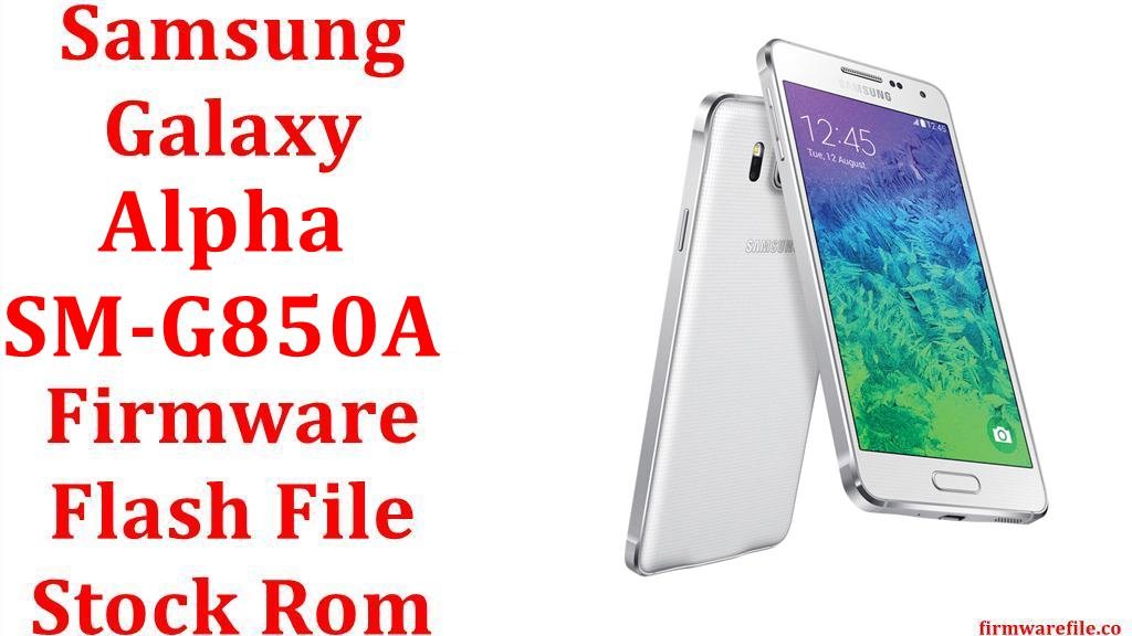 Samsung Galaxy Alpha SM G850A