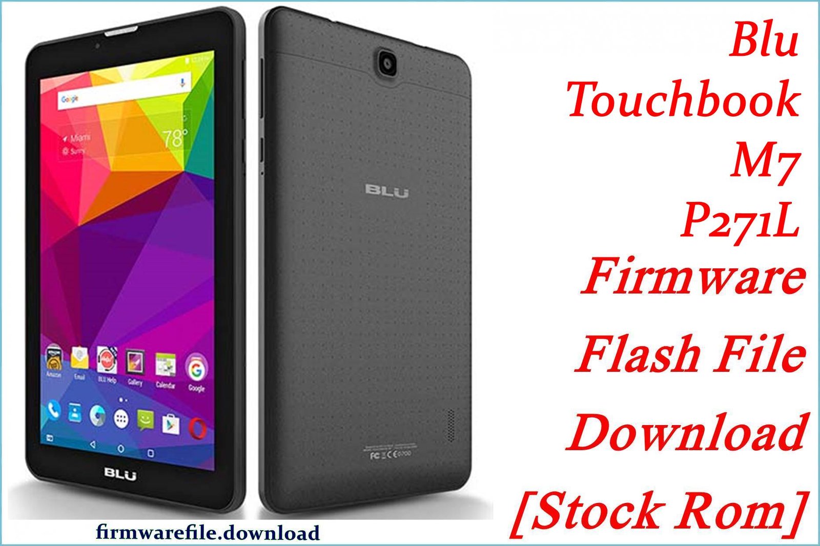 Blu Touchbook M7 P271L