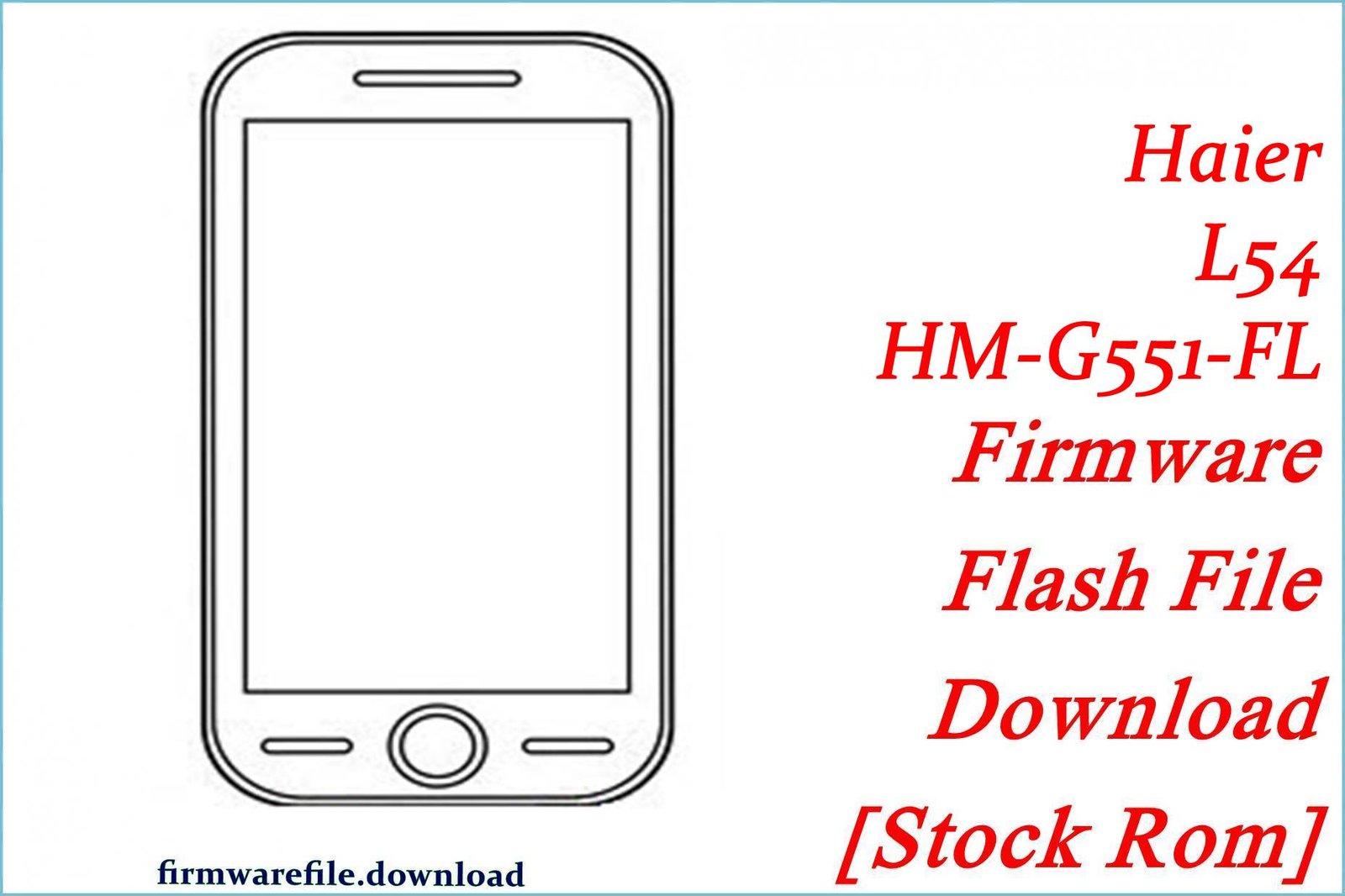 Haier L54 HM G551 FL