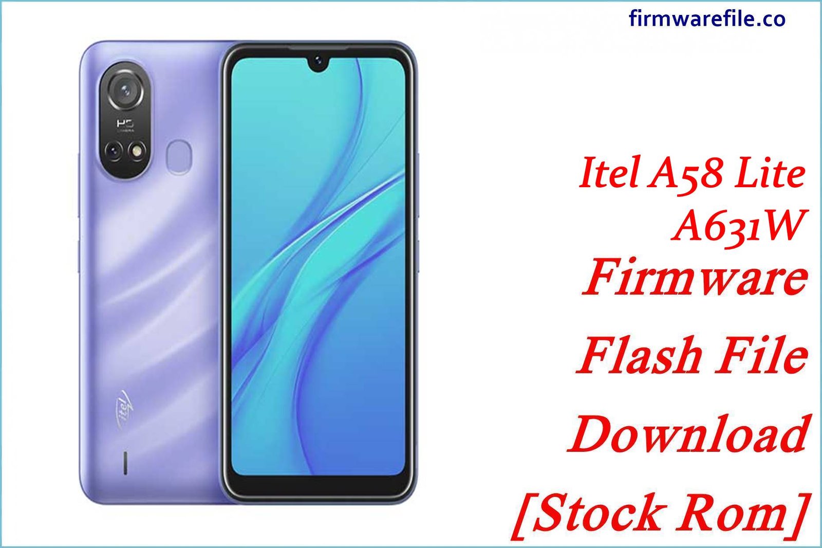 Itel A58 Lite A631W
