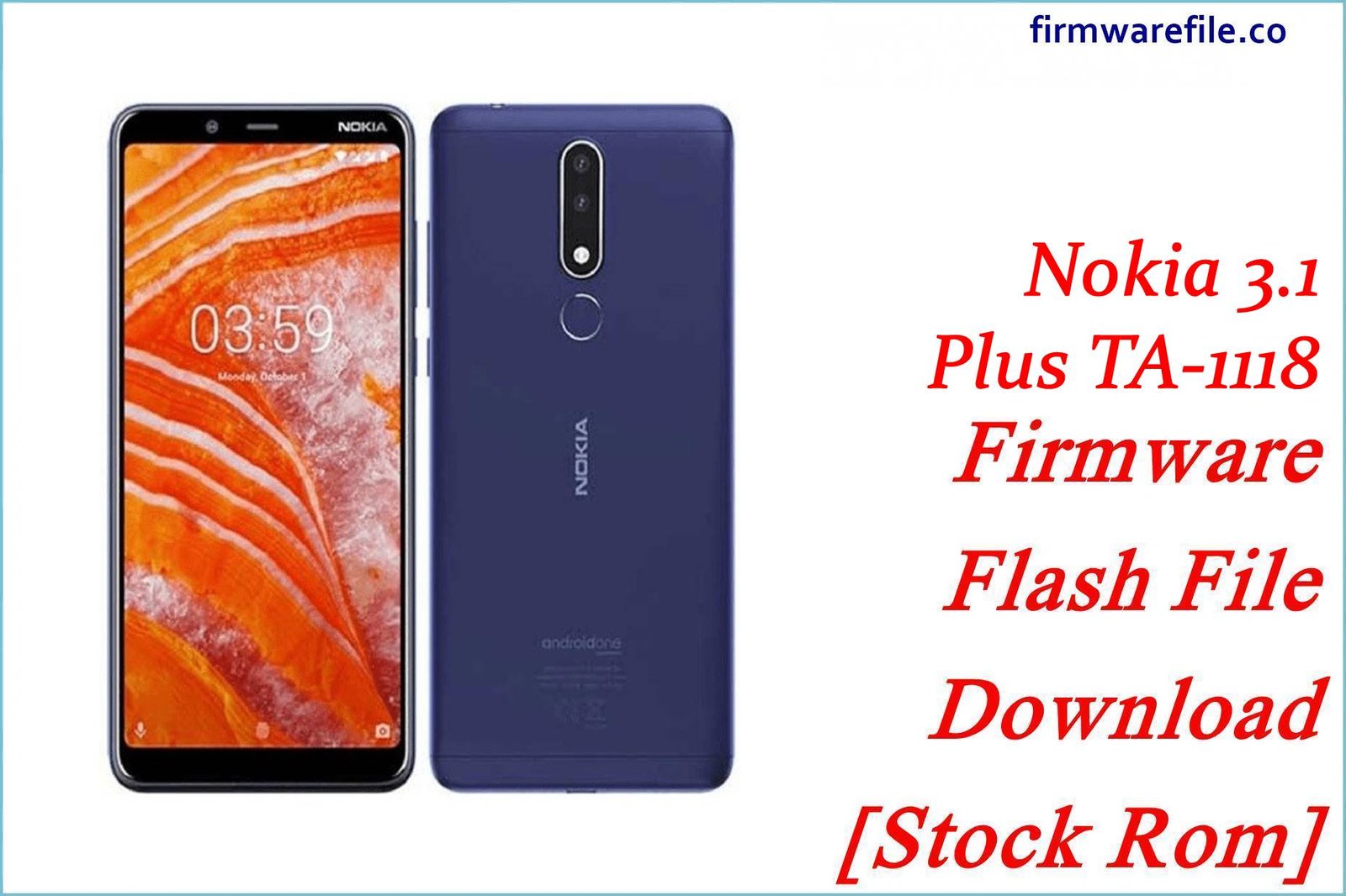Nokia 3.1 Plus TA 1118