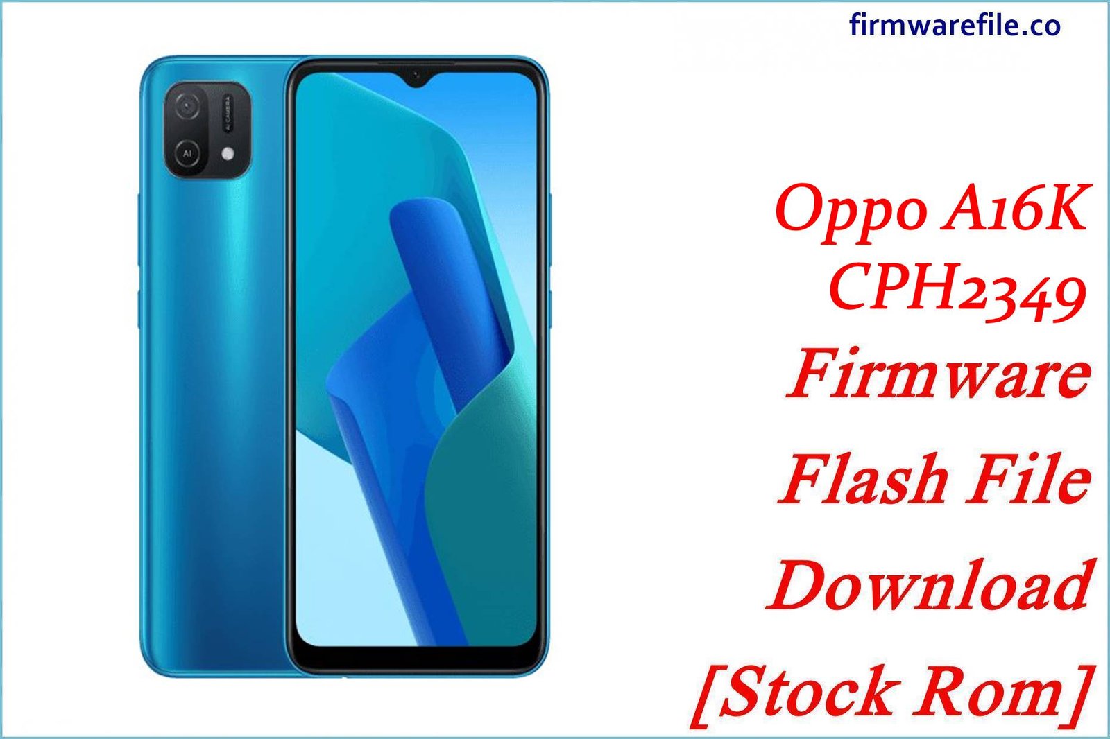 Oppo A16K CPH2349