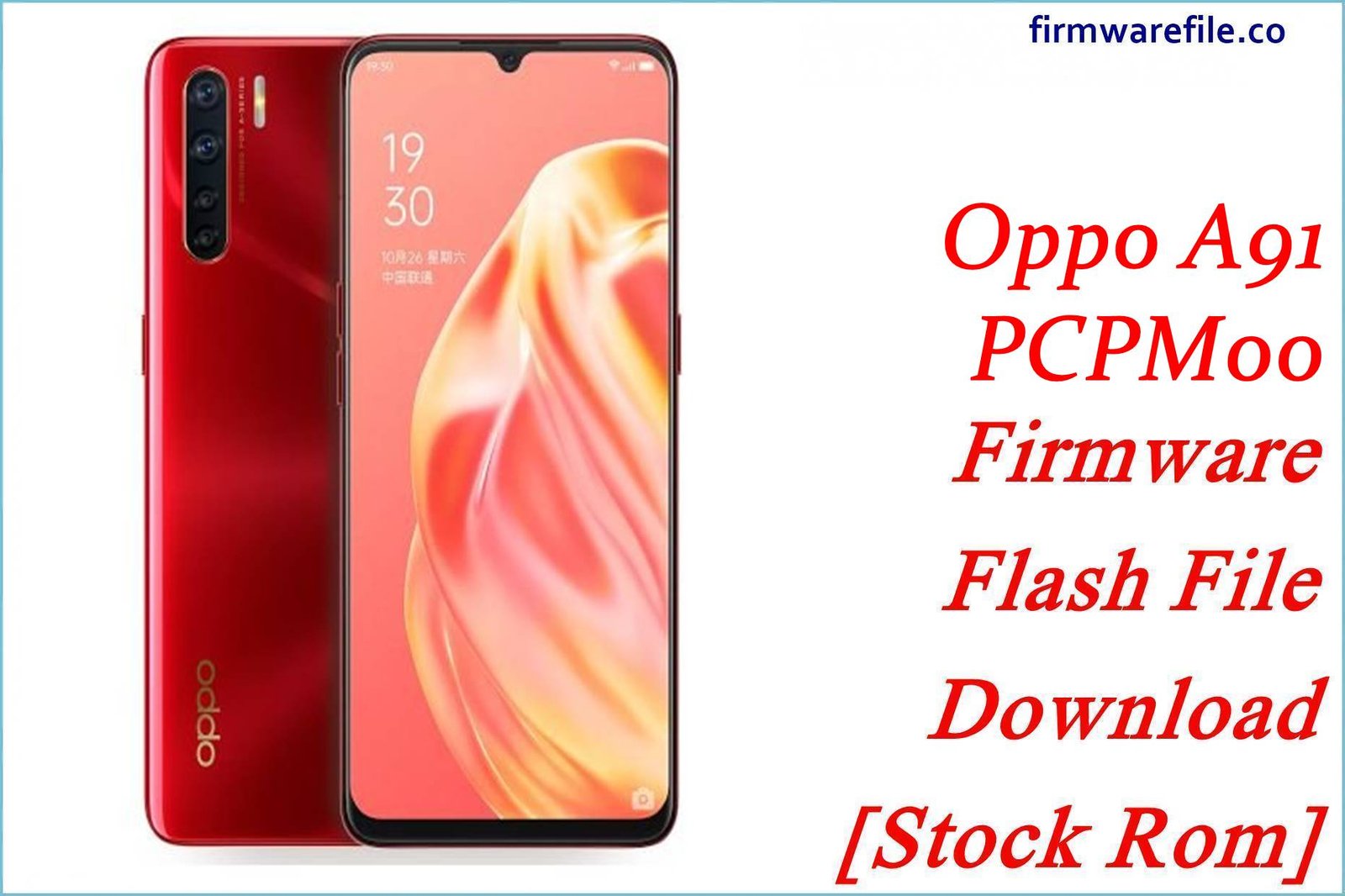 Oppo A91 PCPM00