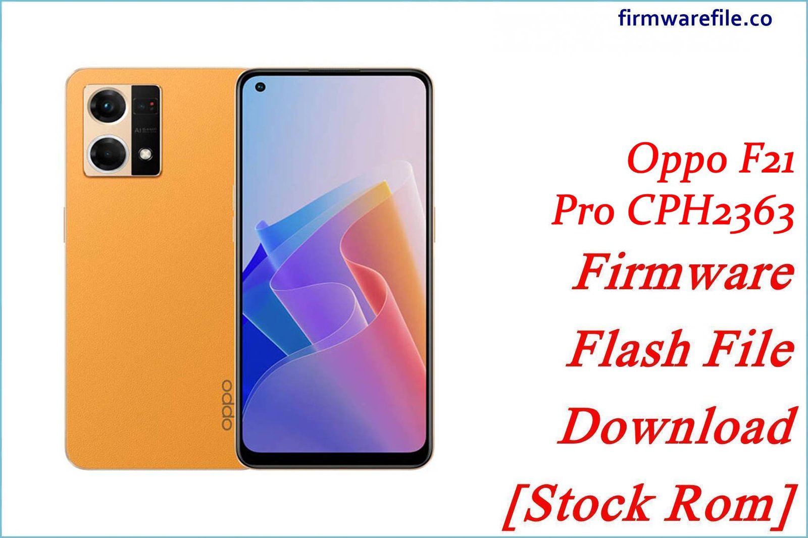Oppo F21 Pro CPH2363