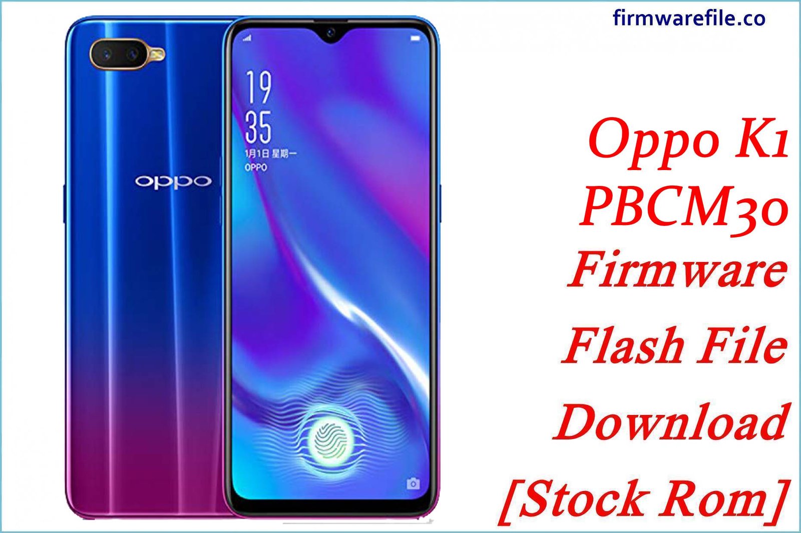Oppo K1 PBCM30