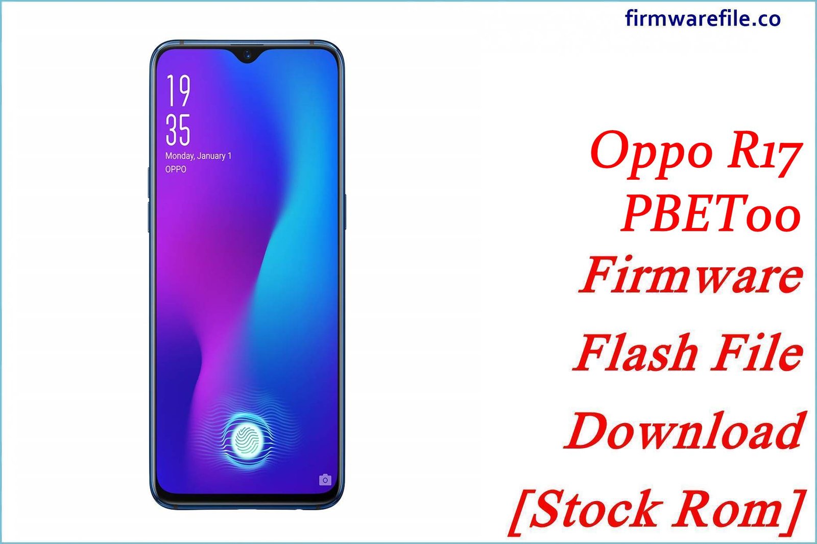 Oppo R17 PBET00
