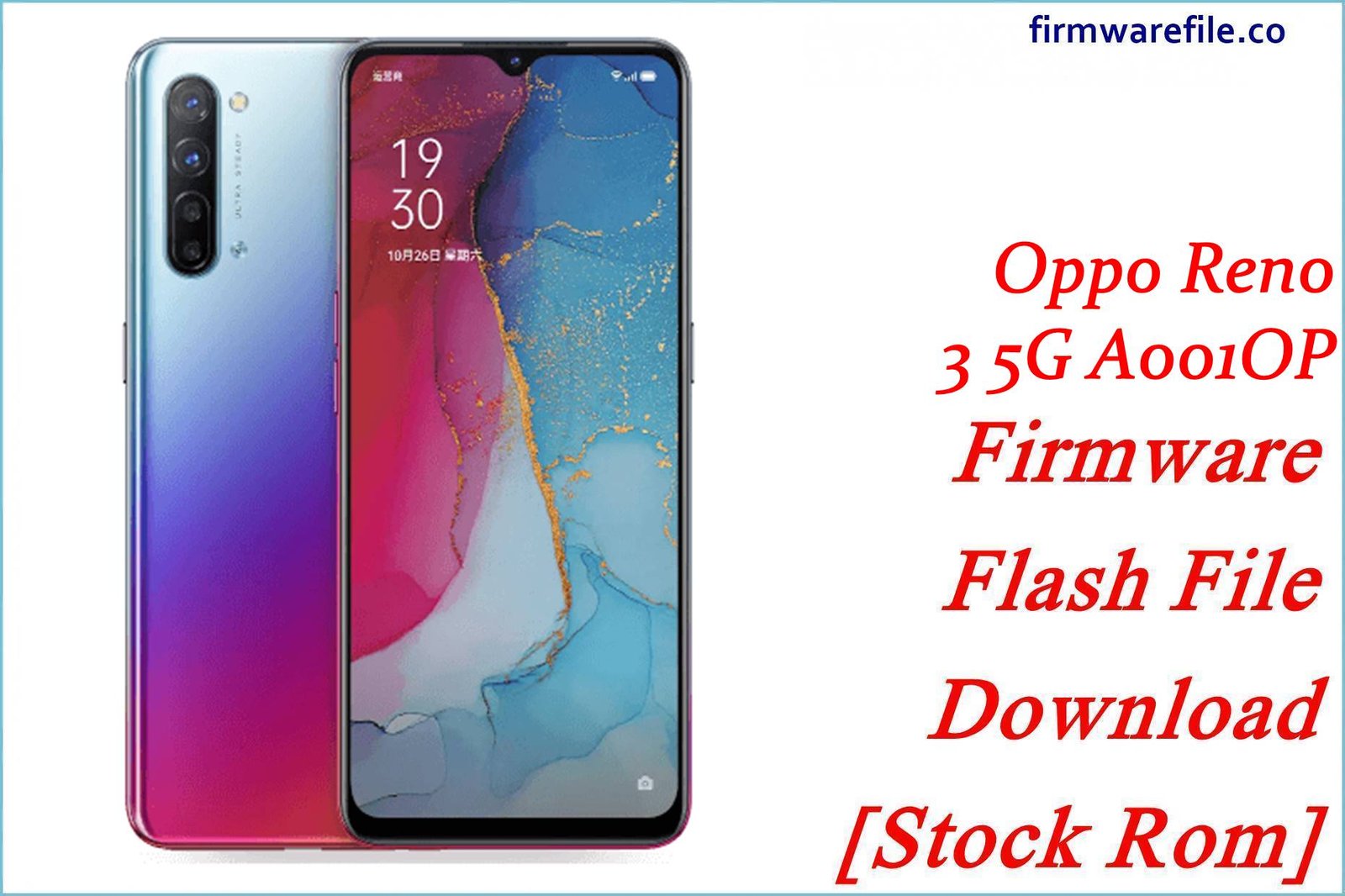 Oppo Reno 3 5G A001OP