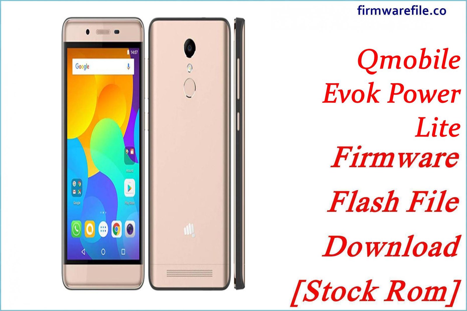 Qmobile Evok Power Lite