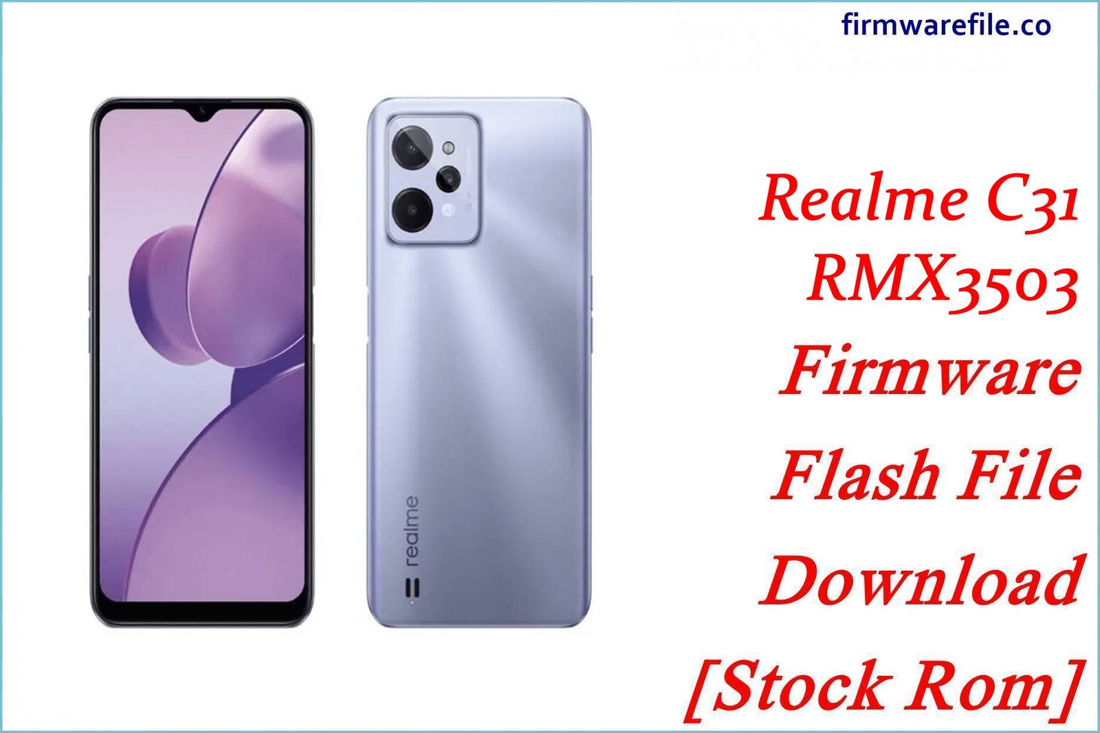 Realme C31 RMX3503