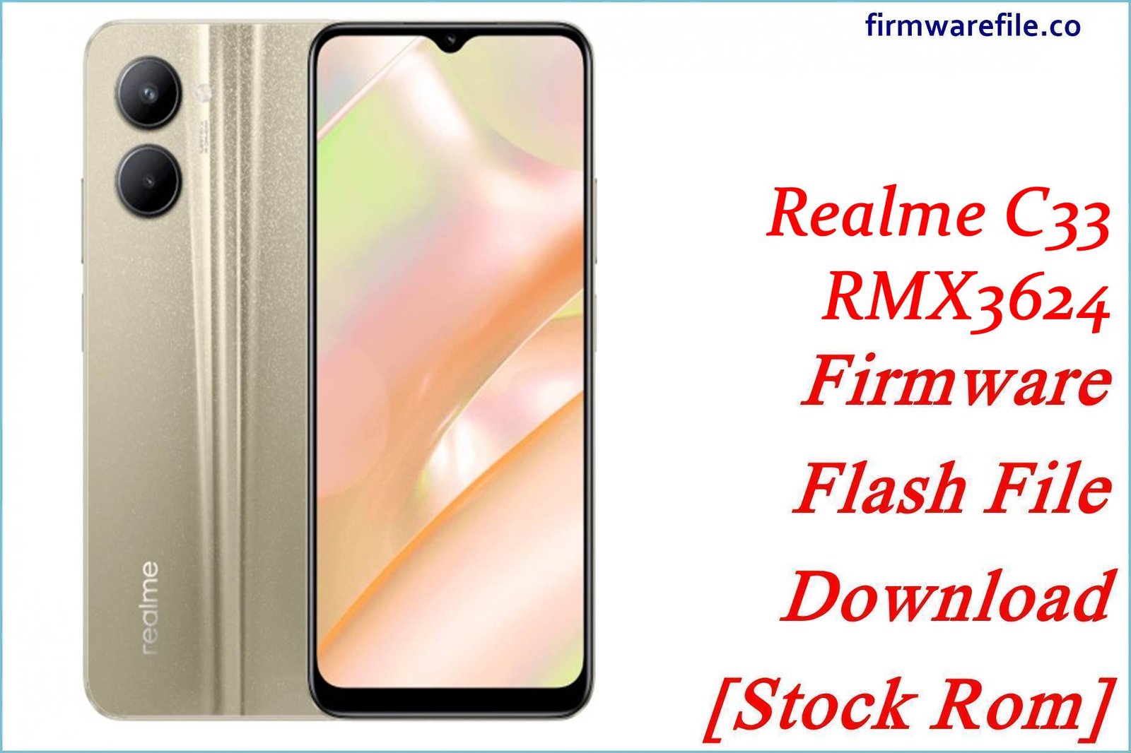 Realme C33 RMX3624