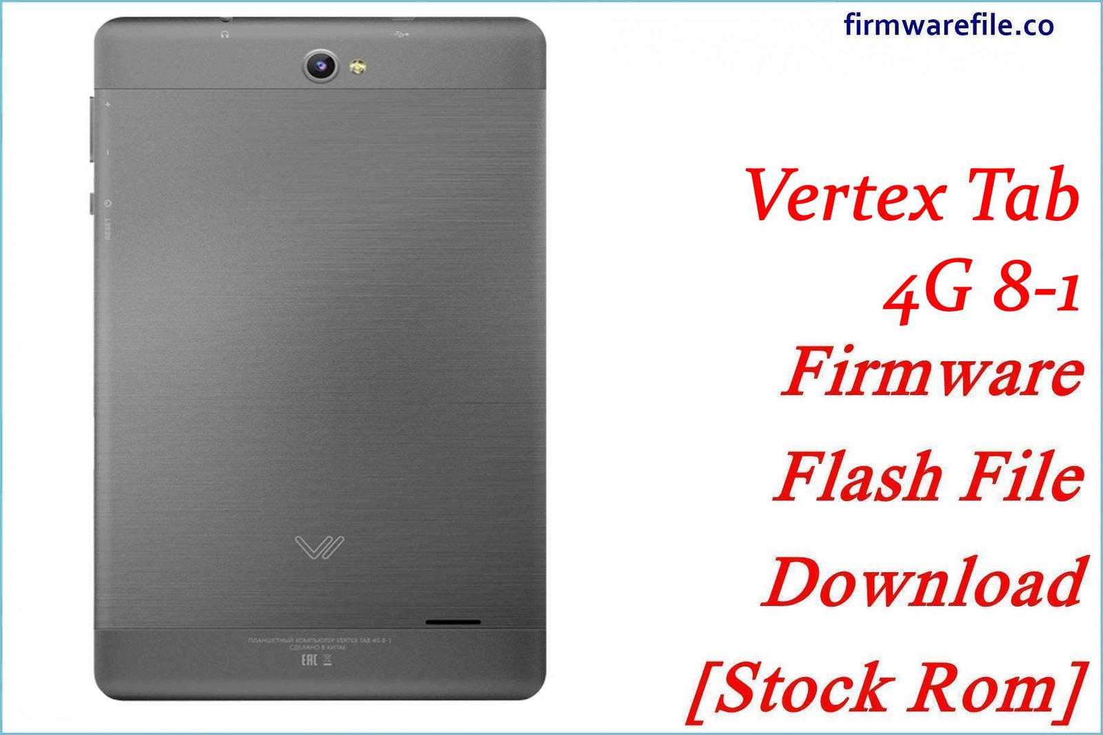 Vertex Tab 4G 8 1