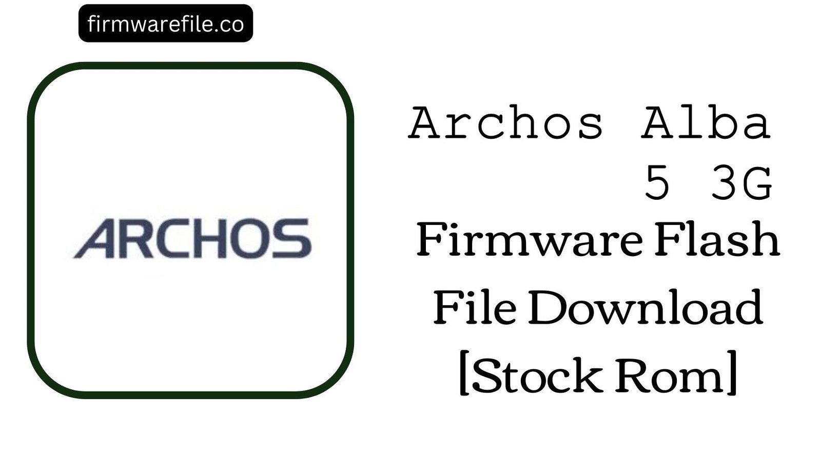 Archos Alba 5 3G