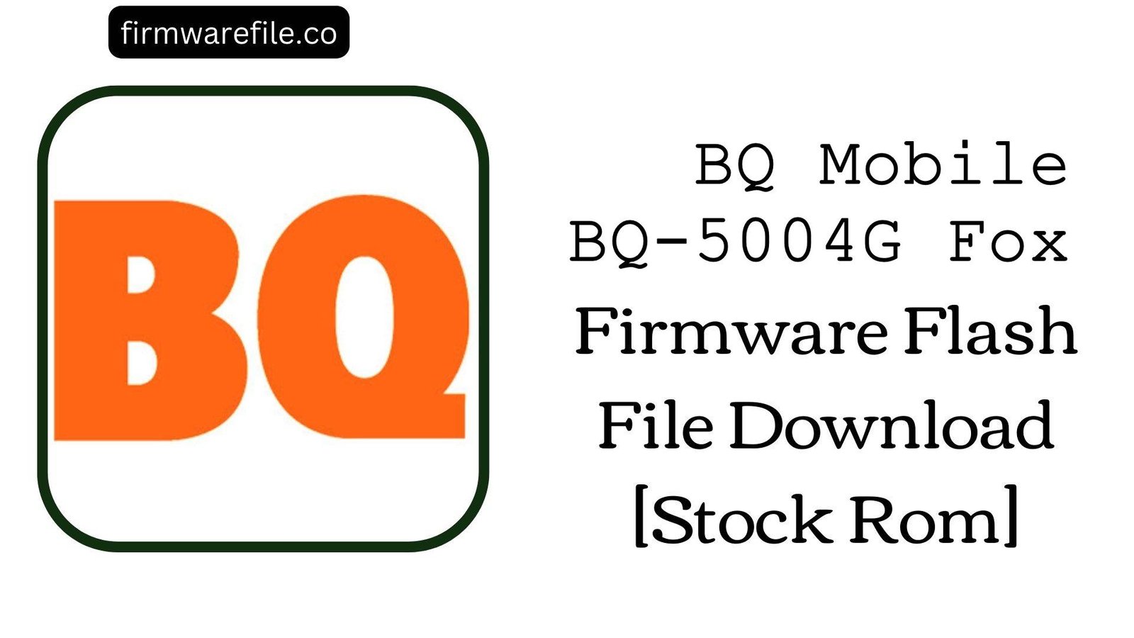 BQ Mobile BQ 5004G Fox