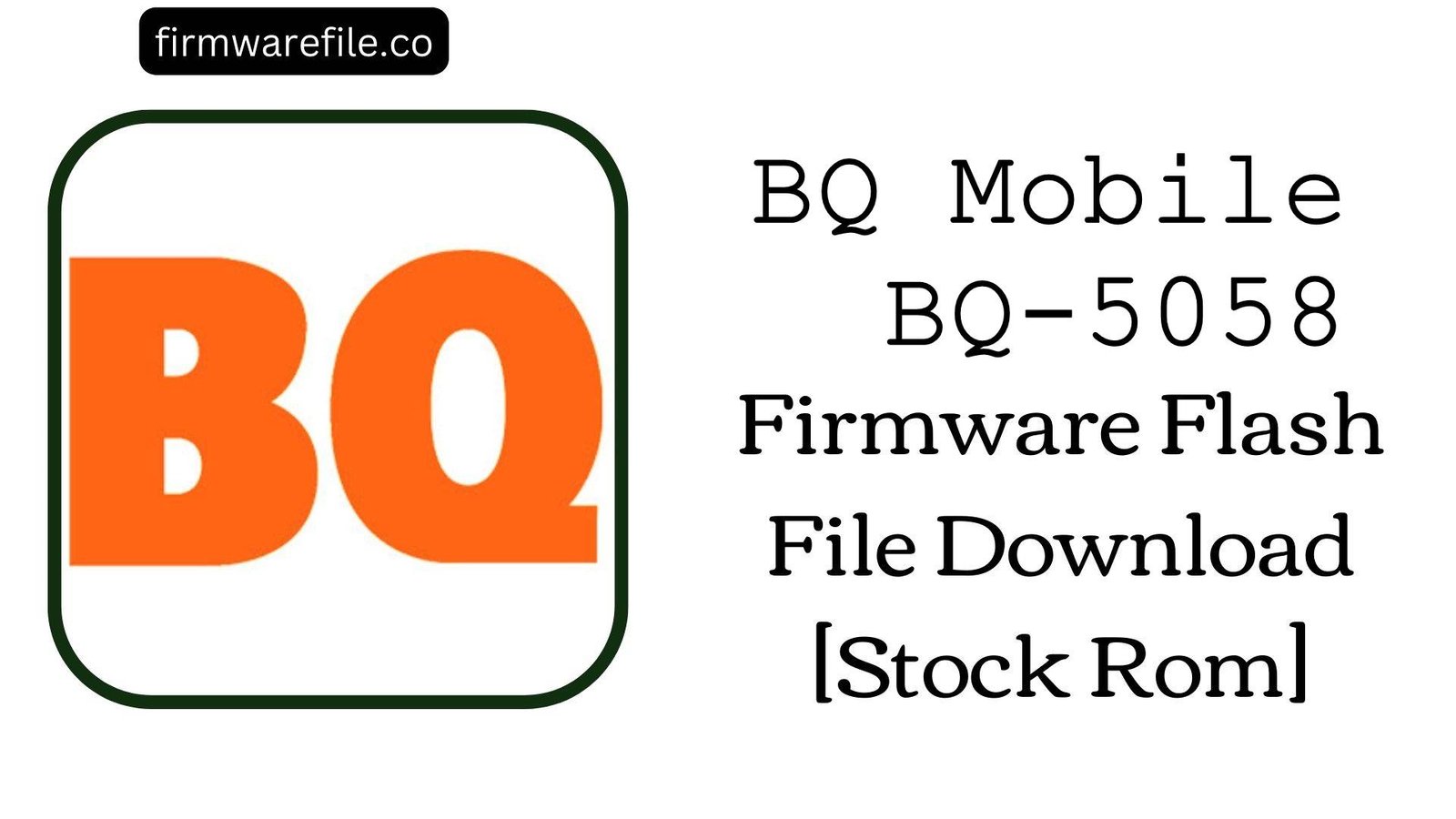 BQ Mobile BQ 5058
