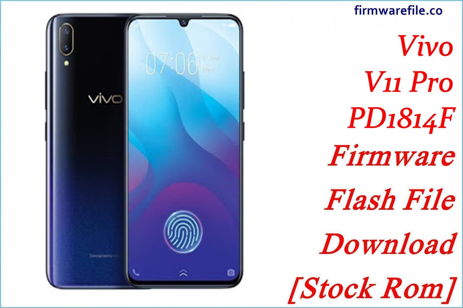 Vivo V11 Pro PD1814F