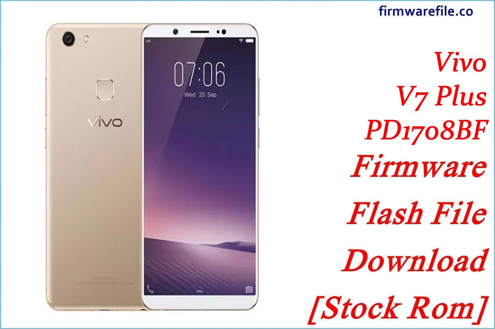 Vivo V7 Plus PD1708BF