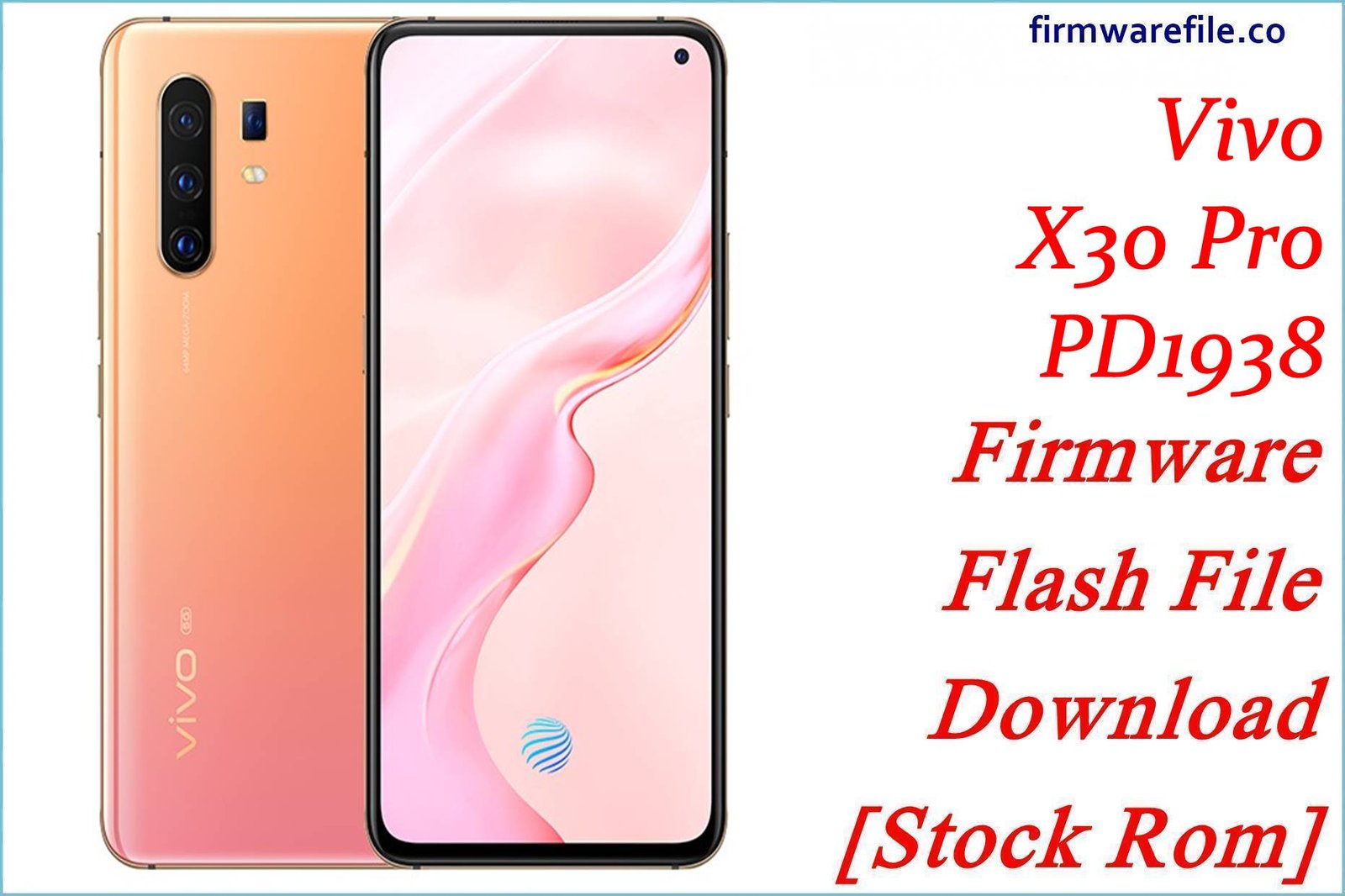 Vivo X30 Pro PD1938