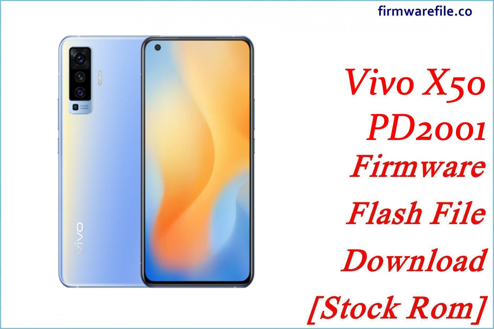Vivo X50 PD2001