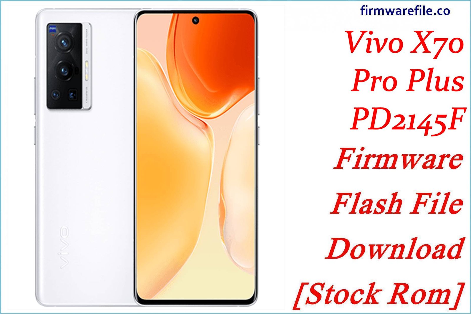 Vivo X70 Pro Plus PD2145F