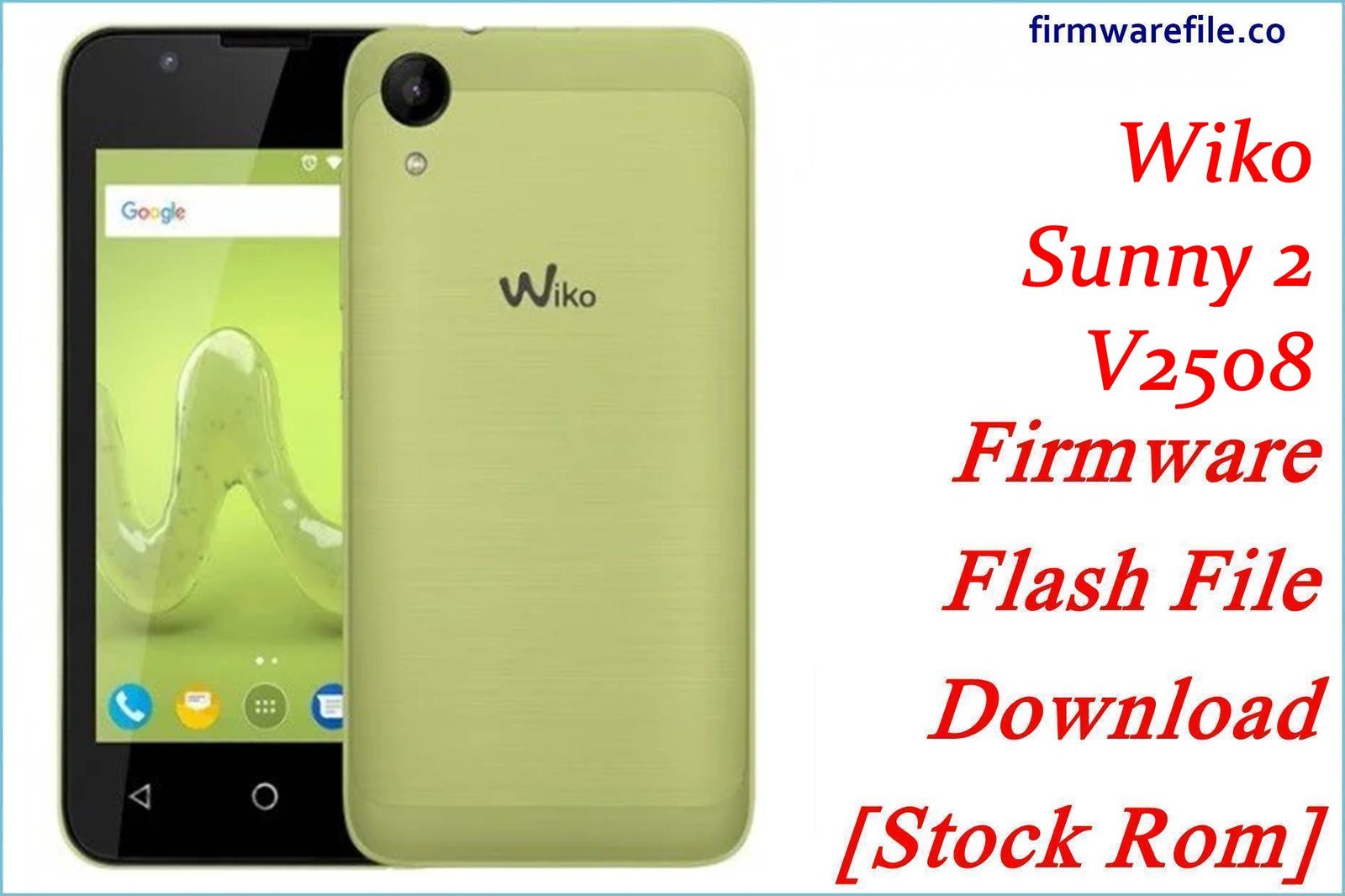 Wiko Sunny 2 V2508