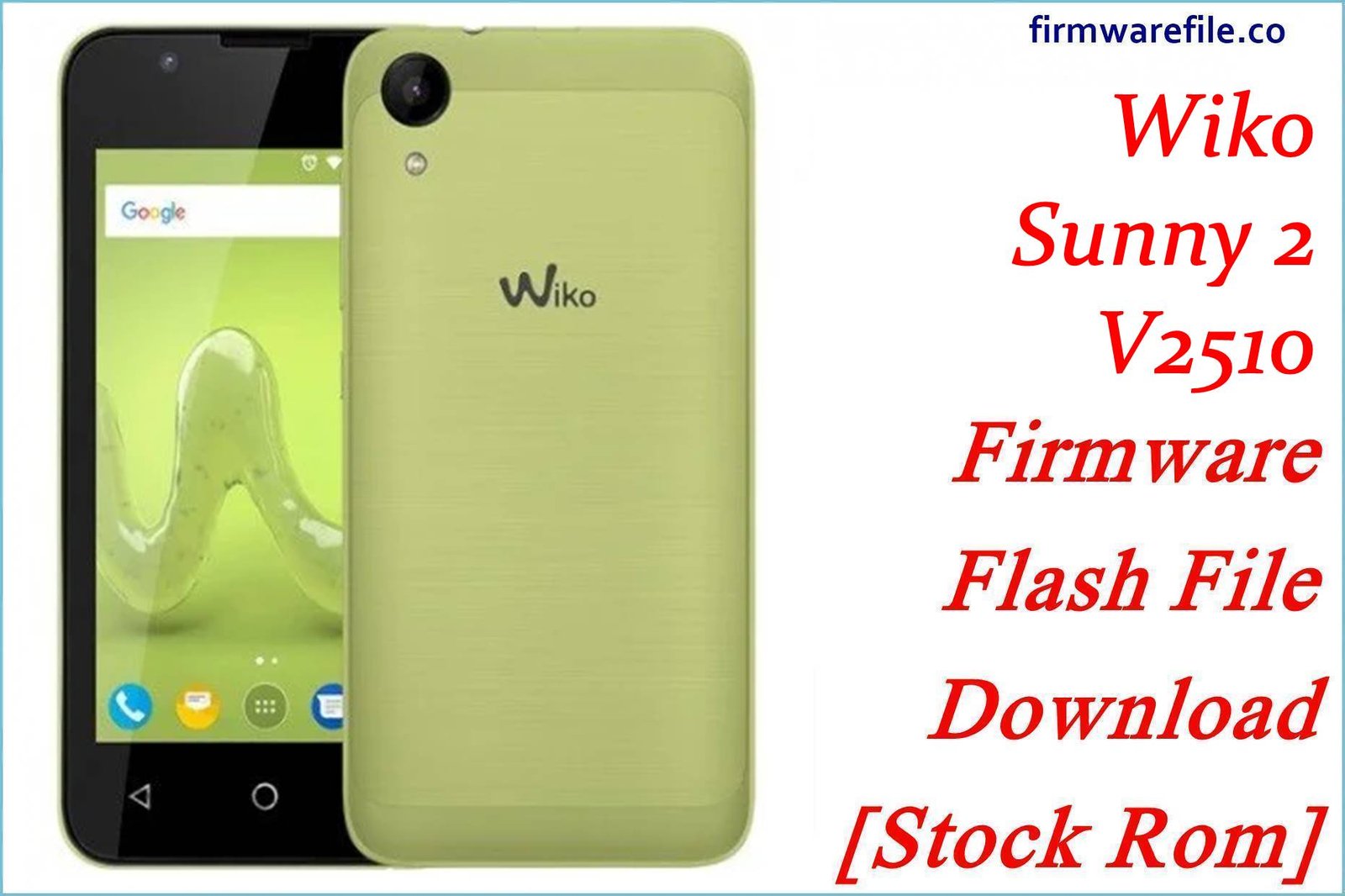 Wiko Sunny 2 V2510