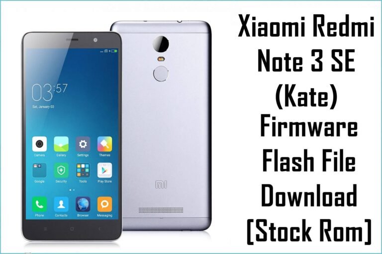 Xiaomi Redmi Note 3 SE (Kate)