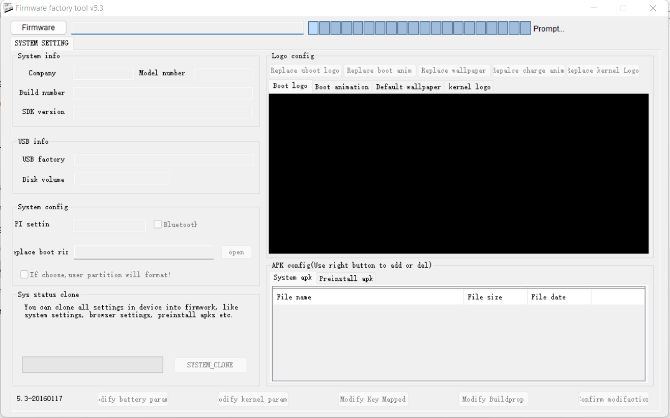 Flash Rockchip Firmware using Rockchip Factory Tool