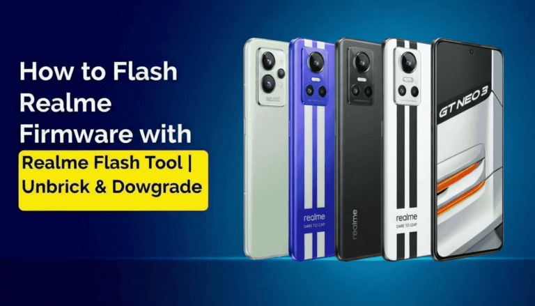 How to Flash Realme Firmware with Realme Flash Tool | Unbrick & Downgrade