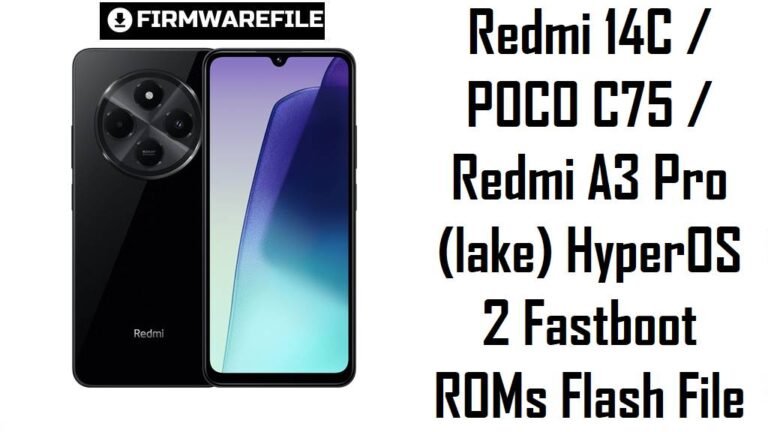 Redmi 14C & Redmi A3 Pro & POCO C75 (lake)