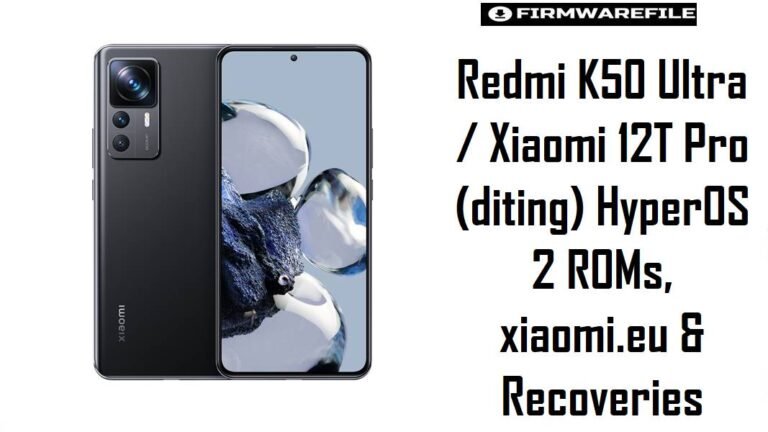 Redmi K50 Ultra / Xiaomi 12T Pro (diting) HyperOS 2 ROMs, xiaomi.eu & Recoveries