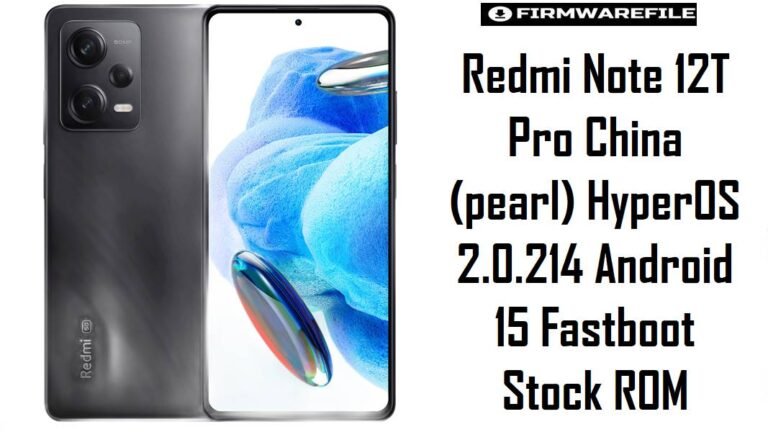 Redmi Note 12T Pro China (pearl)