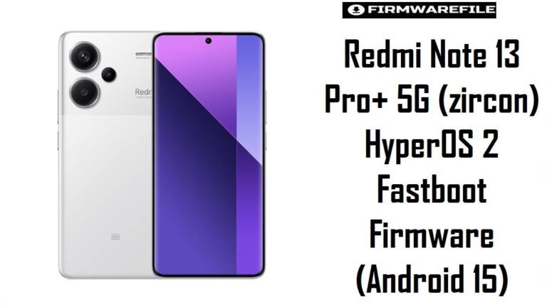 Redmi Note 13 Pro+ 5G (zircon)