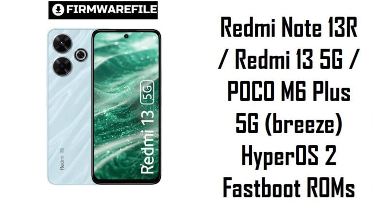 Redmi Note 13R / Redmi 13 5G / POCO M6 Plus 5G (breeze)